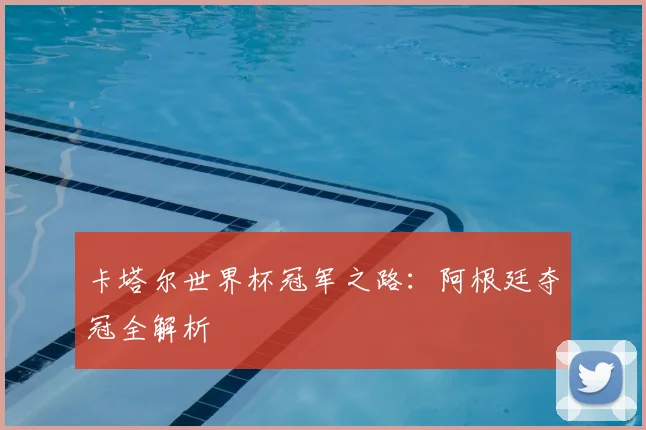 卡塔尔世界杯冠军之路：阿根廷夺冠全解析